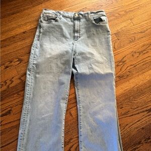 Joe's Jeans Cropped Light Wash Denim